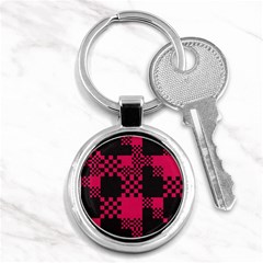 Cube-square-block-shape-creative Key Chain (round) by Amaryn4rt