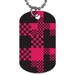 Cube-square-block-shape-creative Dog Tag (one Side) by Amaryn4rt