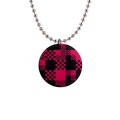 Cube-square-block-shape-creative 1  Button Necklace