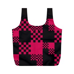 Cube-square-block-shape-creative Full Print Recycle Bag (m) by Amaryn4rt