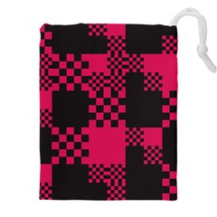 Cube-square-block-shape-creative Drawstring Pouch (5xl) by Amaryn4rt