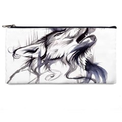 Tattoo-ink-flash-drawing-wolf Pencil Case