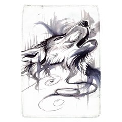 Tattoo-ink-flash-drawing-wolf Removable Flap Cover (l)