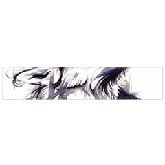 Tattoo-ink-flash-drawing-wolf Small Flano Scarf