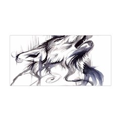 Tattoo-ink-flash-drawing-wolf Yoga Headband