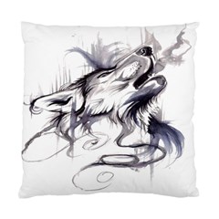 Tattoo-ink-flash-drawing-wolf Standard Cushion Case (one Side)