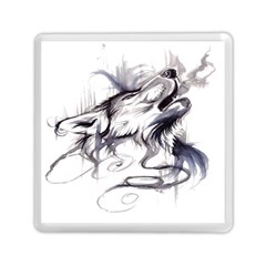 Tattoo-ink-flash-drawing-wolf Memory Card Reader (square)