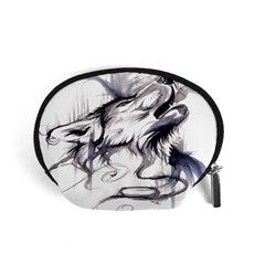 Tattoo-ink-flash-drawing-wolf Accessory Pouch (small)