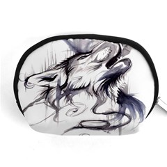 Tattoo-ink-flash-drawing-wolf Accessory Pouch (medium)