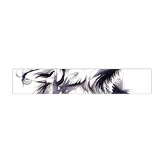 Tattoo-ink-flash-drawing-wolf Flano Scarf (mini) by Jancukart