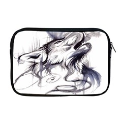 Tattoo-ink-flash-drawing-wolf Apple Macbook Pro 17  Zipper Case