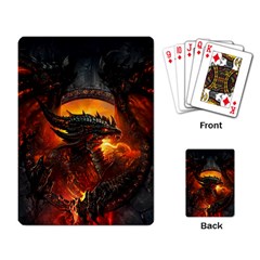 Dragon Fire Fantasy Art Playing Cards Single Design (rectangle) by Jancukart