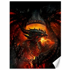 Dragon Fire Fantasy Art Canvas 36  X 48 