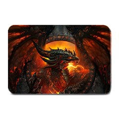 Dragon Fire Fantasy Art Plate Mats by Jancukart