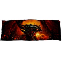 Dragon Fire Fantasy Art Body Pillow Case Dakimakura (two Sides) by Jancukart