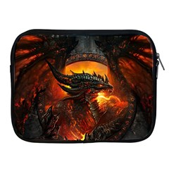 Dragon Fire Fantasy Art Apple Ipad 2/3/4 Zipper Cases by Jancukart