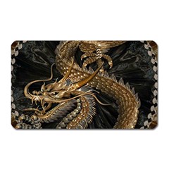 Fantasy Dragon Pentagram Magnet (rectangular) by Jancukart