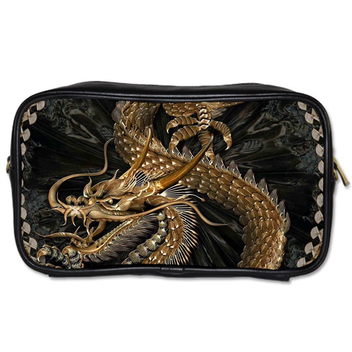 Fantasy Dragon Pentagram Toiletries Bag (One Side)