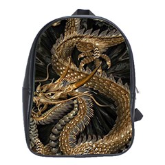 Fantasy Dragon Pentagram School Bag (xl)