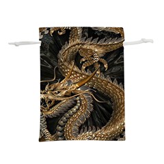 Fantasy Dragon Pentagram Lightweight Drawstring Pouch (m) by Jancukart