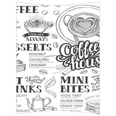 Vintage Coffee-tea-cafe-hamburger-menu-coffee-shop-menu Back Support Cushion