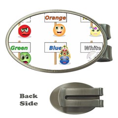 Graphic-smiley-color-diagram Money Clips (oval) 