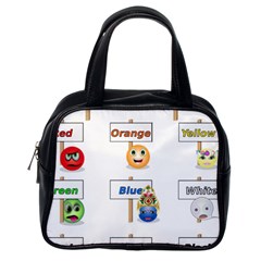 Graphic-smiley-color-diagram Classic Handbag (one Side)