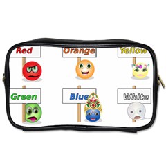 Graphic-smiley-color-diagram Toiletries Bag (one Side) by Jancukart