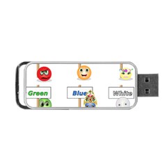 Graphic-smiley-color-diagram Portable Usb Flash (one Side)