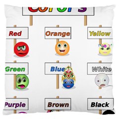 Graphic-smiley-color-diagram Standard Flano Cushion Case (one Side)