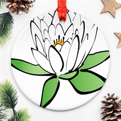 Lotus-flower-water-lily Ornament (round)