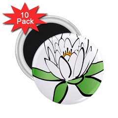 Lotus-flower-water-lily 2 25  Magnets (10 Pack) 