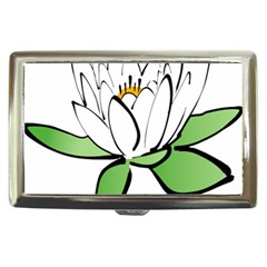 Lotus-flower-water-lily Cigarette Money Case by Jancukart