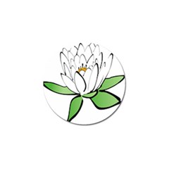 Lotus-flower-water-lily Golf Ball Marker (4 Pack) by Jancukart