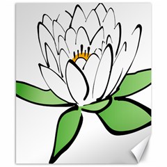 Lotus-flower-water-lily Canvas 8  X 10 