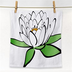 Lotus-flower-water-lily Face Towel by Jancukart