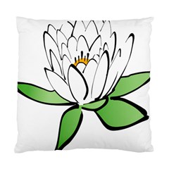 Lotus-flower-water-lily Standard Cushion Case (one Side) by Jancukart