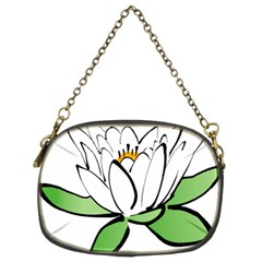 Lotus-flower-water-lily Chain Purse (two Sides) by Jancukart