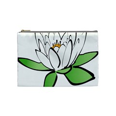 Lotus-flower-water-lily Cosmetic Bag (medium)