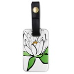 Lotus-flower-water-lily Luggage Tag (one side) Front