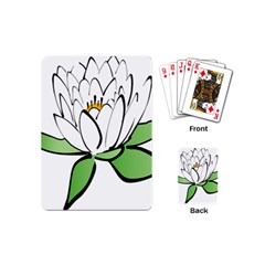 Lotus-flower-water-lily Playing Cards Single Design (mini)