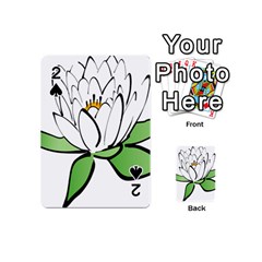 Lotus-flower-water-lily Playing Cards 54 Designs (mini) by Jancukart