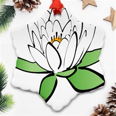 Lotus-flower-water-lily Ornament (snowflake)