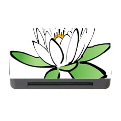 Lotus-flower-water-lily Memory Card Reader With Cf by Jancukart