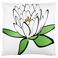 Lotus-flower-water-lily Standard Flano Cushion Case (two Sides)