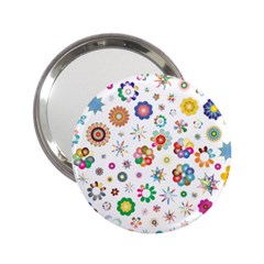 Flower Floral Pattern 2 25  Handbag Mirrors