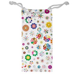 Flower Floral Pattern Jewelry Bag