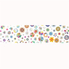 Flower Floral Pattern Large Bar Mats