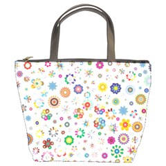 Flower Floral Pattern Bucket Bag