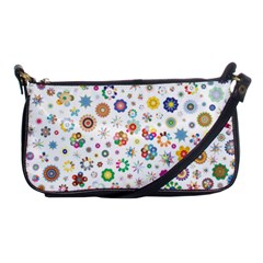 Flower Floral Pattern Shoulder Clutch Bag